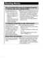 Page 10098
Shooting Movies
The recording time may not display properly 
or filming may stop unexpectedly.
The following types of 
memory cards are used.
- Slow recording cards.
- Cards formatted on a 
different camera or a 
computer.
- Cards which have had 
images recorded and 
erased repeatedly.zAlthough the recording time may not 
display properly during shooting, the 
movie will be recorded correctly on 
the memory card. Recording time 
will display properly if you format the 
memory card in this camera...