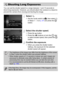 Page 9292
You can set the shutter speed to a range between 1 and 15 seconds to 
shoot long exposures. However, you should attach the camera to a tripod to 
prevent the camera from moving and blurring the image.
Select ≈.
●Set the mode switch to 4, then select ≈ 
in Steps 1 – 3 on p. 47 and press the m 
button.
Select the shutter speed.
●Press the o button.
●Press the qr buttons or turn the 
Â dial 
to select shutter speed, then press the m 
button.
Confirm the exposure.
●When you press the shutter button...