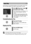 Page 104102
Auto Play
Use this feature to automatically playback all of the images in the SD card. 
The LCD monitor displays each image for approximately 3 seconds.  
Pausing/Resuming Auto Play
Stopping Auto Play
 The display interval may vary for some images.
 Movie images play for the length of time that they were recorded.
 The power saving function is disabled during Auto Play (p. 33). 
1In the   (Play) menu, select   
and press the SET button.
See Selecting Menus and Settings (p. 45).
 Once you have...