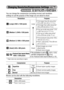 Page 6058
Changing Resolution/Compression Settings 
You can change the compression (excluding movies) and resolution 
settings to suit the purpose of the image you are about to shoot.
Movies can be shot with the following resolutions.
Resolution Purpose
 (Large) 2592 x 1944 pixelsLarge
 Print larger than A4-size prints* 
210 x 297 mm (8.3 x 11.7 in.)
 Print larger than Letter-size prints* 
216 x 279 mm (8.5 x 11 in.)
 (Medium 1) 2048 x 1536 pixels
 Print up to A4-size prints* 210 
x 297 mm (8.3 x 11.7 in.)...