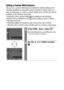 Page 8684Setting a Custom White Balance
You can set a custom white balance to obtain the optimal setting for the 
shooting conditions by having the camera evaluate an object, such as a 
piece of white paper or cloth, or a photo-quality gray card that you wish to 
establish as the standard white color.
In particular, take a custom white balance reading for the following 
situations that are difficult for the  (Auto) setting to detect correctly.
 Shooting close-ups
 Shooting subjects of monotone color (such as...