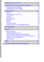 Page 64
Changing My Camera Settings. . . . . . . . . . . . . . . . . . . . . . . .   98
Registering My Camera Settings . . . . . . . . . . . . . . . . . . . . . .   99
Camera. . . . . . . . . . . . . . . . . . . . . . . . . . . . . . . . . . . . . . . .   101
When the power is turned on . . . . . . . . . . . . . . . . . . . . . . .   101
LCD monitor . . . . . . . . . . . . . . . . . . . . . . . . . . . . . . . . . . . .   102
Shooting . . . . . . . . . . . . . . . . . . . . . . . . . . . . . . . . . . . . . ....