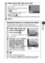 Page 57Shooting
55
 
1FUNC. Menu * (My Colors Off).
See Menus and Settings (p. 22).*Default setting.
zUse the   or   button to select a 
My Colors mode.
zIn 
See Setting the Camera to a Cus-
tom Color Mode (p. 55).
zWhen not in 
Press the FUNC./SET button to return to the shooting screen.
2Shoot.
Setting the Camera to a Custom Color Mode
This mode allows you to adjust the contrast, sharpness and 
saturation and the color balance for red, green, blue and skin tones.
1FUNC. Menu * (My 
Colors Off)  (Cus-
tom...