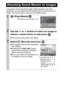 Page 8280
In playback mode (including single image playback and index 
playback), you can attach sound memos (up to one minute) to an 
image. The sound data is saved in the WAVE format.
Attaching Sound Memos to Images
1 (Play) Menu .
See Menus and Settings (p. 23).
2Use the   or   button to select an image to 
attach a sound memo to and press  . 
zThe sound memo panel will display.
3Select   (Record) and press  .
zThe elapsed time and the remaining 
time display.
zPressing the FUNC./SET button 
pauses the...