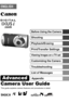 Page 1Camera User GuideAdvanced 
DIGITAL CAMERAAdvanced Camera User Guide
Before Using the Camera
Shooting
Playback/Erasing
Print/Transfer Settings
Viewing Images on a TV set
Customizing the Camera
Troubleshooting
List of Messages
This guide explains camera features and procedures in detail.
Appendix
© 2005 CANON INC. CEL-SF2UA210
ENGLISH
 