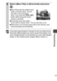 Page 7573
  Playback/ErasingIt may take approximately 3 minutes to save an edited movie. 
Since the edited images may not be saved if the battery runs 
out of charge partway, we recommend you use a fully charged 
battery or the compact power adapter (Basic Guide p.1).  
4Select [New File] or [Overwrite] and press 
.
z[New File] saves the edited movie 
under a new file name. The pre-
edit data is left unchanged.
Note, if you press the FUNC./SET 
button while saving the movie, 
saving is canceled.
z[Overwrite]...