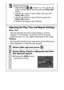 Page 8280
Selecting All Images
1 After selecting  –  in step 1 (p. 79), use the   
button to select [Mark all] and press the FUNC./SET 
button.
2 Use the 
 button to select [Mark all], press the 
FUNC./SET button.
3 Use the   button to select [OK] and press the 
FUNC./SET button.
To deselect all images, select [Reset].
Adjusting the Play Time and Repeat Settings
zPlay Time
Sets the duration that each image displays. Choose 
between 3–10 seconds, 15 seconds and 30 seconds. 
Displaying time can vary slightly...