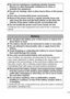 Page 1311
zDo not use substances containing alcohol, benzine, 
thinners or other flammable substances to clean or 
maintain the equipment.
z Do not cut, damage, alter or place heavy items on the power 
cord.
z Use only recommended power accessories.
z Remove the power cord on a regular periodic basis and 
wipe away the dust and dirt that collects on the plug, the 
exterior of the power outlet and the surrounding area.
z Do not handle the power cord if your hands are wet.
Continued use of the equipment may...