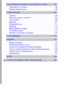 Page 64
Connecting to a Printer. . . . . . . . . . . . . . . . . . . . . . . . . . . . . . 98
Deleting target devices . . . . . . . . . . . . . . . . . . . . . . . . . . . . . 104
Camera. . . . . . . . . . . . . . . . . . . . . . . . . . . . . . . . . . . . . . . . . 105
When the power is turned on . . . . . . . . . . . . . . . . . . . . . . . . 105
LCD monitor . . . . . . . . . . . . . . . . . . . . . . . . . . . . . . . . . . . . . 106
Shooting . . . . . . . . . . . . . . . . . . . . . . . . . . . . . . . ....