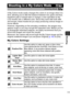 Page 6563
Shooting
A My Colors mode easily changes the colors in an image when it is 
shot, allowing you to alter the balance between red, green and blue, 
transform pale or tanned skin or change a color specified on the 
LCD monitor into a different color. Since they work with both stills 
and movies, these modes let you enjoy producing various image or 
movie effects.
However, depending on the shooting conditions, the images may 
appear rough or you may not get the expected color. Before you try 
to...