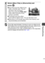 Page 8179
  Playback/ErasingIt may take approximately 3 minutes to save an edited movie. 
If the battery runs out of charge partway through, edited movie 
clips cannot be saved. When editing movies, it is 
recommended to use a fully charged battery or the separately 
sold AC Adapter Kit ACK-DC10 (p. 123).
4Select [New File] or [Overwrite] and 
press .
z[New File] saves the edited movie 
under a new file name. The pre-
edit data is left unchanged.
Note, if you press the FUNC./SET 
button while saving the movie,...