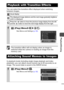 Page 8381
  Playback/Erasing
You can select the transition effect displayed when switching 
between images.
The transition effect will not display when an image is 
switched while the camera is reading an image from the 
memory card.
In playback mode (including single image playback and index 
playback), you can attach sound memos (up to 60 seconds) to an 
image. The sound data is saved in the WAVE format.
Playback with Transition Effects
Usual display
The displayed image darkens and the next image gradually...