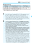 Page 111111
3 i: Changing the ISO Speed N
ISO Speed Guide
* High ISO speeds will result in grainier images.
ISO SpeedShooting Situation (No flash)Flash Range100 - 400Sunny outdoorsThe higher the ISO speed, 
the farther the flash range 
will extend (p.139).400 - 1600Overcast skies or evening time1600 - 12800, HDark indoors or night
Under [ 54: Custom Functions (C.Fn) ], if [2: ISO expansion ] is set to 
[ 1: On ], “H” (equivalent to ISO 25600) can also be set (p.284).
 Even if a low ISO speed is set, noise may...