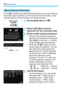 Page 180k Shooting Movies
180
In the [M] shooting mode (Movie manual exposure), you can freely set 
the shutter speed, aperture, and ISO speed for movie shooting. Using 
manual exposure to shoot movies is for advanced users.
1Set the Mode Dial to < k>.
2Select [ M] (Movie manual 
exposure) for th e shooting mode.
3Set the shutter speed and aperture.
When you tap the shutter speed and 
aperture, the setting screen will appear.
Tap [Y]/[Z ] or turn the < 5> dial to 
set the shutter speed and aperture.
 Press the...