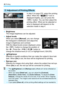 Page 272wPrinting
272
In step 4 on page 270, select the printing 
effect. When the < ze> icon is 
displayed brightly, you can press the 
< B > button. You can then adjust the 
printing effect. What can be adjusted or 
what is displayed will depend on the 
selection made in step 4.
 Brightness
The image brightness can be adjusted.
 Adjust levels
When you select [ Manual], you can change 
the histogram’s distribution and adjust the 
image’s brightness and contrast.
With the Adjust levels screen displayed, press...