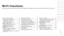 Page 8383
Before Use
Basic Guide
Advanced Guide
Camera Basics
Auto mode / Hybrid 
Auto mode
Other Shooting 
Modes
P Mode
Playback Mode
Wi-Fi Functions
Setting Menu
Accessories
Appendix
Index
Before Use
Basic Guide
Advanced Guide
Camera Basics
Auto mode / Hybrid 
Auto mode
Other Shooting 
Modes
P Mode
Playback Mode
Wi-Fi Functions
Setting Menu
Accessories
Appendix
Index
Wi-Fi Functions
Send images wirelessly from the camera to a variety of compatible device\
s, and use the camera with Web services
What You Can...