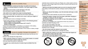 Page 88
1
2
3
4
5
6
7
8
Cover
Preliminary Notes and Legal Information
Contents:  
Basic Operations
Advanced Guide
Camera Basics
Smart Auto 
Mode
Other Shooting 
Modes
P Mode
Setting Menu
Accessories
Appendix
Index
Basic Guide
Playback Mode
materials stuck to the front of the unit. Please use a cotton swab to re\
move 
dirt, dust or other foreign matter from the flash to prevent heat build-up and 
damage to the unit.
•	 Remove and store the battery when you are not using the camera.
If the battery is left...