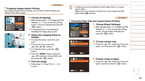 Page 129129
Before Use
Basic Guide
Advanced Guide
Camera Basics
Auto Mode / Hybrid 
Auto Mode
Other Shooting 
Modes
P Mode
Playback Mode
Wi-Fi Functions
Setting Menu
Accessories
Appendix
Index
Before Use
Basic Guide
Advanced Guide
Camera Basics
Auto Mode / Hybrid 
Auto Mode
Other Shooting 
Modes
P Mode
Playback Mode
Wi-Fi Functions
Setting Menu
Accessories
Appendix
Index
Still Images
Cropping Images before PrintingBy cropping images before printing, you can print a desired image area 
instead of the entire...