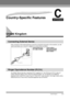 Page 210APPENDIX
United Kingdom
C-1
C
Country-Specific FeaturesUnited Kingdom
Connecting External Device
If the connectors of the external devices cannot be connected to the jacks on the machine, you will 
need to purchase one or more B.T. adaptors to connect them as follows:
Ringer Equivalence Number (R.E.N.)
Your British Telecom line has a maximum R.E.N. capacity of 4. Your FAX has an R.E.N. value of 1 
(unless otherwise stated), and so does the optional handset. You can therefore use additional 
equipment...