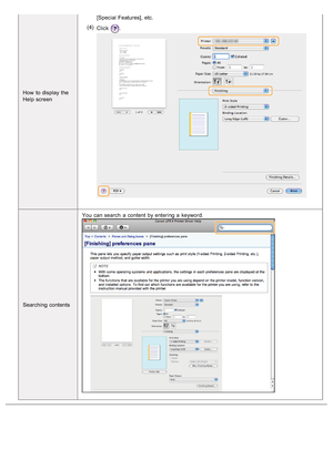 Page 743How  to display the
Help screen[Special  Features], etc.
(4) Click  
.
Searching contents You  can search  a  content by entering a  keyword.
>â>ã>Ì>Û>Ì>ã>à
 