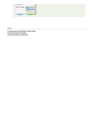 Page 283LINKS
Configuring  Scan Settings  in Simple Mode
Scanning Using  MF Toolbox
Scanning Using  an Application
>Þ>ä>ß>Ì>Û>Ì>â>ã>â
 