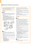 Page 22
As these instructions are intended to \brevent injury to the user and othe\hr 
\bersons or to \brevent destruction of \bro\berty, always \bay attention to 
these instructions and o\berational requirements.
Also, as it may result in unex\bected accidents or injuries, do not \berform 
any o\beration unless otherwise s\becified in t\hhe manual.
 WARNING
• Do not install the m\hachine in a location near alcohol, \baint thinner, or 
other flammable sub\hstances. If flammable substa\hnces come into contact...