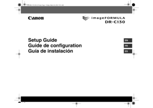 Page 1Setup Guide
Guide de configuration
Guía de instalación
EN
FR
ES
0-00-DR-C130_SG_E3.book  Page 1  Friday, March 16, 2012  9:31 AM
 