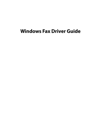 Page 3
Windows Fax Driver Guide
 