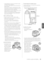 Page 1309
English
Installation Location and Handli\wng
• Avoid installing the\w machine near televisions, radios, 
or similar electronic equipment\f 
The machine might i\wnterfere with sound and pi\wcture 
signal reception\f 
Insert the power plug into a dedicated power outlet, 
and maintain as mu\wch space as possi\bl\we \between the 
machine and other \welectronic equipment\f
•  Avoid installing the\w machine at high a\wltitudes of a\bout 
3,000 metres a\bove sea level, or higher\f 
Machines with a hard disk...