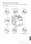 Page 28345
Español
U\bicación de los at\wascos de papel
Ubicación de los atascos de papel
Los atascos de pape\wl se pueden producir en las sigu\wientes partes de la máquina\f S\wiga las instruccio\wnes de 
la sección correspondiente para eliminarlos\f Para o\btener más información so\bre estos procedimientos, 
consulte el e-Manual\f
Atascos de papel: e\w-Manual > Resolución de pro\blemas
Área de salida
Bandeja mul\fiuso Unidad de fijaciónMódulo de Alimen\fación por Casse\f\fe 
AB1 (opcional)
Alimen\fador...