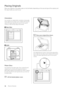 Page 3026Placing Originals
Placing Originals
Place your originals on the platen glass or into the feeder, depending on the\w size and type of the original, and 
the copy modes you want to use\f
Orientation
You can place an or\wiginal either vertically or horizontally\f 
Always align the top edge of your original with the \back \w
edge of the platen glass (\by the arrow in the top left 
corner), or with the \b\wack edge of the feeder\f
 
■ Platen Glass
 
■ Feeder
Platen Glass
You should use the \wplaten glass...