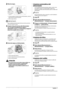 Page 40458  Mantenimiento  periódico 3
 2 Abra las tapas. 
   
 1. Tire de la palanca situada sobre el alimentador, y abra la 
tapa de lectura de documentos.  
 2. Abra la tapa interior.  
 *.1035/5&  Abra cuidadosamente la tapa de lectura de documentos, 
a fi  n de no rayar el cristal. 
 3 Limpie el área de lectura del alimentador 
con un paño humedecido en agua o 
detergente suave y, a continuación, limpie el 
área con un paño seco y suave. 
   
 4 Cierre las tapas y el alimentador.  
 
 
 1. Cierre la tapa...