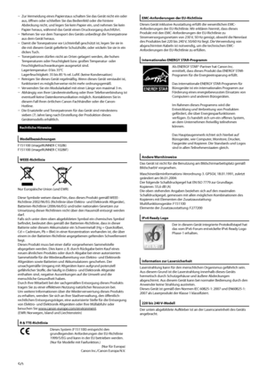 Page 154
Zur Vermeidung eines Papierstaus schalten Sie das Gerät nicht ein oder aus, öffnen oder schließen Sie das Bedienfeld oder die hintere Abdeckung nicht, und legen Sie kein Papier ein, und nehmen Sie kein Papier heraus, während das Gerät einen Druckvorgang durchführt.Nehmen Sie vor dem Transport des Geräts unbedingt die Tonerpatrone aus dem Gerät heraus.Damit die Tonerpatrone vor Lichteinfall geschützt ist, legen Sie sie in die mit diesem Gerät gelieferte Schutzhülle, oder wickeln Sie sie in ein dickes...