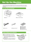 Page 2
Set Up the Machine
Unless otherwise mentioned, illustrations used in this manual are those taken when no optional 
equipment is attached to the iR1024iF, and also the menus described in this manual are based on 
the iR1024iF.
Do You Have Everything?
Before Setting Up the Machine
●Remove all shipping tape on the machine.
● When moving the machine, be sure at least 
two people carry it using the provided hand 
grips on the left and right sides, as seen in the 
illustration right.
● The shapes of your...