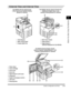 Page 39System Configuration and Parts1-15
Before You Start Using This Machine
1
External View and Internal View
The iR2022i with the optional Inner 
2 Way Tray-E2 and Cassette Feeding 
Module-Q1 attachedThe iR2022i with the optional Finisher-U2, 
Additional Finisher Tray-C1 and 
Cassette Feeding Module-Q1 attached
aStack Bypass
bMain Control Panel
cFeeder (DADF-P2)dMain Power Switch
ePaper Drawer 1
fPaper Drawer 2 
(Optional equipment for the iR2018i)
aPlaten Glass
bToner Cartridge
cFront Cover
dDrum Unit...