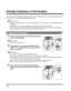 Page 22xxii
Periodic Inspection of the Breaker
This machine has a breaker that detects excess current  or leakage current. Be sure to test the breaker 
once or twice a month us ing the following procedure.
IMPORTANT
•Make sure that the main power is turned ON, and the machine is neither printing nor scanning before inspecting 
the breaker.
•If a malfunction occurs after an inspection, contact your local authorized Canon dealer.
•Before the main power is turned OFF, make sure that you wait for at least 30...