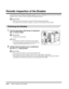 Page 30Periodic Inspection of the Breakerxxviii
Periodic Inspection of the Breaker
This machine has a breaker that detects excess current or leakage current. Be sure to test the 
breaker once or twice a month using the following procedure.
IMPORTANT
•Make sure that the main power is turned OFF before inspecting the breaker.
•If a malfunction occurs after an inspection, contact your local authorized Canon dealer.
 
Checking the Breaker
1Push the test button with the tip of a ball-point 
pen, or similar object....