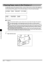 Page 162Handling Options
7
7-10Finisher-L1
Clearing Paper Jams in the Finisher-L1
If a paper jam occurs when using the finisher, a screen similar to the one shown below appears on 
the touch panel display. Check where the jam occurred, and follow the procedure described below 
and the procedure that appears on the touch panel display, to remove the jammed paper.
CAUTION
•When removing jammed originals or paper, take care not to cut your hands on the edges of the original or 
paper.
•When removing jammed paper or...