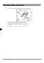 Page 180Handling Options
7
7-28Card Reader
Operations After Using Copy
1After you finish using the machine, remove the control card.
The display returns to the screen for inserting the control card.
INSERT CONTROL CARD
 