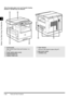 Page 30Before You Start Using This Machine
1
1-12Parts and Their Functions
When the platen glass cover and Cassette Feeding 
Module-F1 (iR1600 only) are attached
1Control panel
(See “Control Panel Parts and Functions,” on
p. 1-14.)
2Feeder (platen glass cover)
3Original Supply tray
4Original Output area
5Paper drawers
Hold up to 250 sheets of paper (80 g/m2).
6Main power switch
7Ventilation slot
 