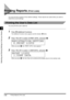 Page 843-22Printing Reports (Print Lists)
Selecting and Storing Settings to Suit your Needs
3
Printing Reports (Print Lists)
You can print the contents of the network settings. These reports are useful when you want to 
check the current settings.
Printing the User’s Data List 
You can print the user’s data list.
1Press   (Additional Functions).
The Additional Functions menu appears and the indicator   blinks.
2Press   or   to select , and press  .
When you press  , the  menu appears.
3Press   or   to select ,...