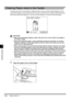 Page 276Feeder (DADF-H1)7-28
7-287-28 7-28
7
77 7
Handling Options
Clearing Paper Jams in the Feeder
Clearing Paper Jams in the FeederClearing Paper Jams in the Feeder Clearing Paper Jams in the Feeder
If a paper jam occurs in the feeder, a display similar to the one shown below appears on the 
touch panel display. Check where the jam occurred, and follow the procedure described below 
and the procedure that appears on the touch panel display, to remove the jammed paper.
CAUTION
CAUTIONCAUTION CAUTION

 When...