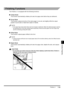 Page 283Finisher-J17-35
7-357-35 7-35
7
77 7
Handling Options
Finishing Functions
Finishing FunctionsFinishing Functions Finishing Functions
The Finisher-J1 is equipped with the following functions:
nCollate Mode
Collate ModeCollate Mode Collate Mode
This function automatically collates print sets into page order before they are delivered.
n
Group Mode
Group ModeGroup Mode Group Mode
This function outputs all prints of the same page in one set, and slightly shifts the output 
position of print sets to make them...