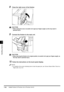 Page 306Saddle Finisher-G1/Puncher Unit-J1/Puncher Unit-G17-58
7-587-58 7-58
7
77 7
Handling Options
8
88 8Close the right cover of the finisher.
Close the right cover of the finisher.Close the right cover of the finisher. Close the right cover of the finisher.
CAUTION
CAUTIONCAUTION CAUTION

 When closing the cover, be careful not to get your fingers caught, as this may result in 
When closing the cover, be careful not to get your fingers caught, as this may result in When closing the cover, be careful not...