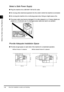 Page 36About the Installation Location and Handling1-6
1-61-6 1-6
1
11 1
Before You Star t Using This Machine
Select a Safe Power Supply
Select a Safe Power SupplySelect a Safe Power Supply Select a Safe Power Supply
nPlug the machine into a 220-240 V 50 Hz AC outlet.
Plug the machine into a 220-240 V 50 Hz AC outlet.Plug the machine into a 220-240 V 50 Hz AC outlet. Plug the machine into a 220-240 V 50 Hz AC outlet.
nDo not plug other electrical equipment into the outlet in which the machine is connected.
Do...