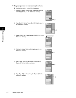 Page 72Clearing Paper Jams3-4
Troubleshooting
3
a
b
c
d
e
f
 