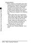 Page 62Making Copies in the Voice Navigation Mode
1
2
Basic Copying Features
2-10
IMPORTANT
•Place originals on the platen glass when 
copying bound originals (such as books 
and magazines), heavy or lightweight 
originals, and transparencies. Place 
originals into the feeder when you want 
to copy several originals at the same 
time. Place your originals in the following 
way.
- Platen glass: Place your original face 
down, align the top edge of the original 
with the back edge of the platen glass 
(by the...