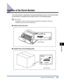 Page 4728-23Location of the Serial Number
8
Appendix
Location of the Serial Number
The serial number is required for receiving maintenance service. The serial number 
for this printer is indicated at the location shown in the following ﬁgure.
IMPORTANT
The labels on which the serial number is indicated are required for service or 
maintenance. Be sure not to remove them.
■Inside of the front cover
■Outside View of the Packaging Box
Serial Number
XXXV XXXXHz XXA
Serial Number
 