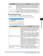 Page 2204-35
Printing a Document
4
Using the Various Printing Functions
[Finishing Details] Dialog Box
The following dialog box is displayed by clicking [Finishing Details].
This dialog box allows you to specify various settings for print processing.
Setting/ButtonContents
[Gutter]When a value is speciﬁed, a margin of white space is created on 
one side of the printed paper (This margin is called [Gutter]). The 
gutter is useful when binding pages. Valid values for [Gutter] range 
from 0 to 30 mm.
[Image...