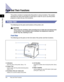 Page 291-4
Before You  Start
1
Parts and Their Functions
Parts and Their Functions
This printer consists of components that perform various functions. This section 
describes the name and function of each part in order for you to use this printer 
properly to make full use of its functions.
 
Printer Unit
The following are the parts and functions of the printer unit.
CAUTION
Never block the ventilation slots (including the air intake slot and exhaust slot) 
on the printer. If any ventilation slot is blocked,...